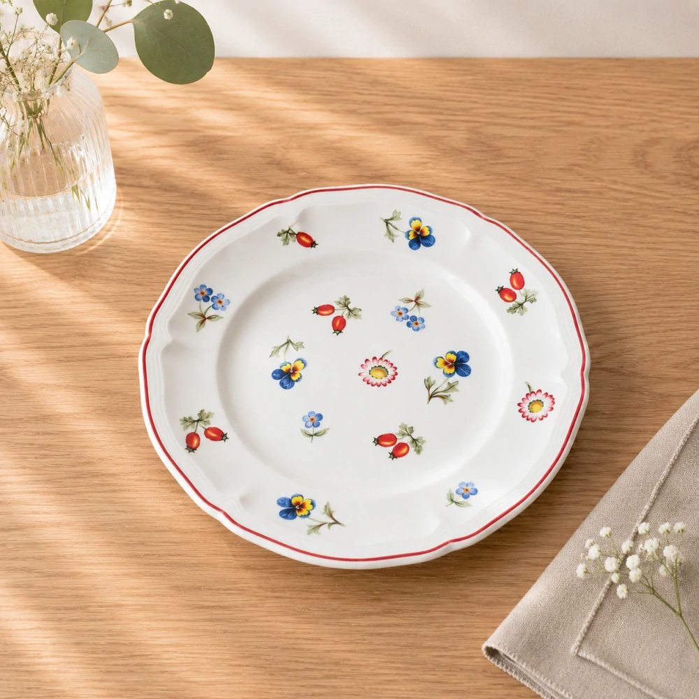 Petite Fleur - tanier na chlieb/maslo 17 cm od Villeroy & Boch