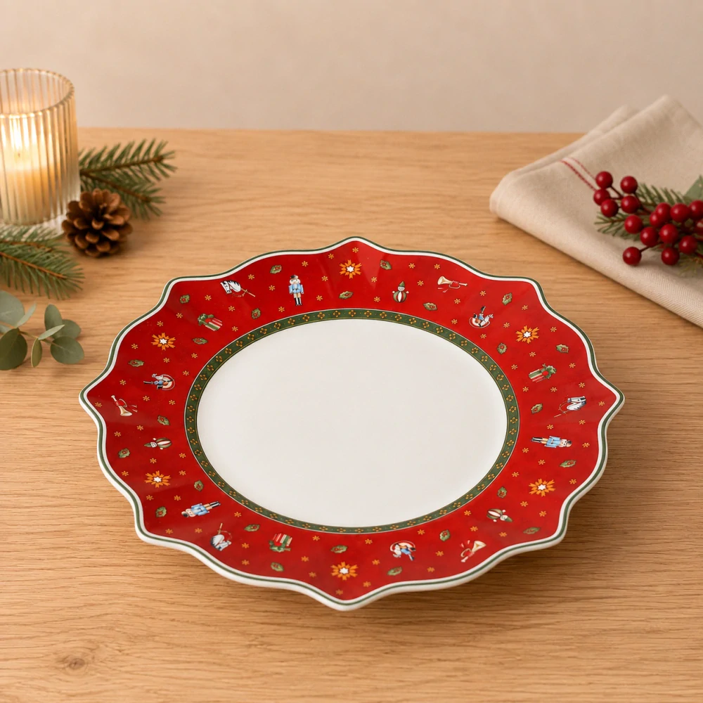 Toy's Delight - červený plytký tanier 29 cm od Villeroy & Boch