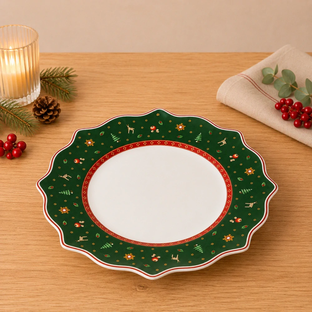 Toy's Delight - zelený plytký tanier 29 cm od Villeroy & Boch