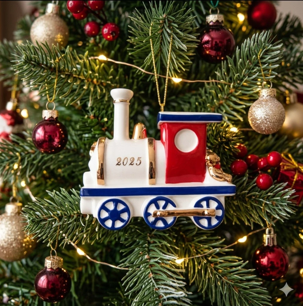 Závesná ozdoba lokomotíva 2025 Christmas Classics od Villeroy&Boch