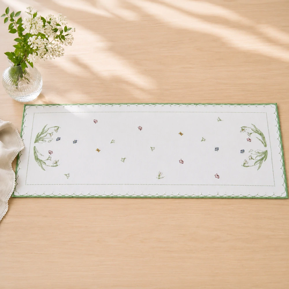 Farebné jarné gobelínové snežienky na stôl Colourful Spring Villeroy & Boch