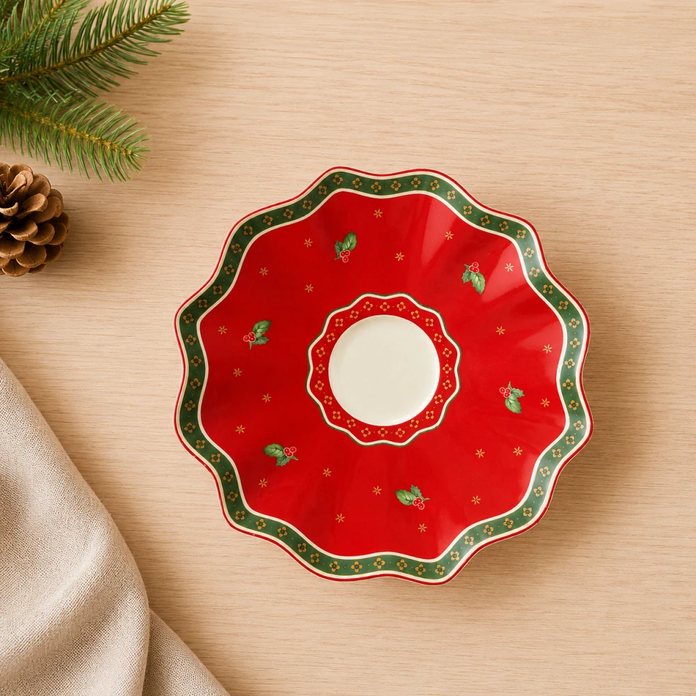 Toy's Delight - červená podšálka 17 cm od Villeroy & Boch