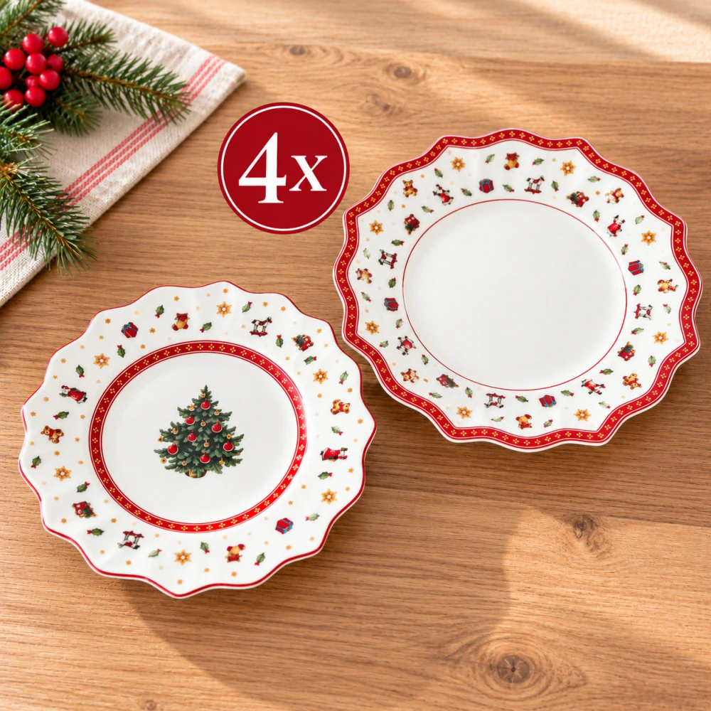 Toy's Delight - vianočná súprava tanierov, 8 ks od Villeroy & Boch
