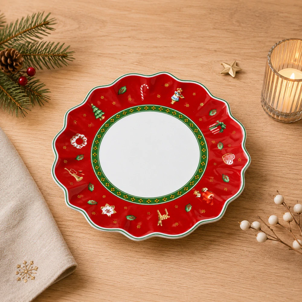 Toy's Delight - červený tanier na chlieb 17 cm od Villeroy & Boch