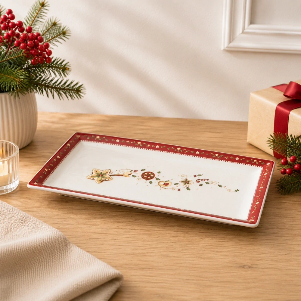 Obdĺžnikový podnos 39 x 17 cm Winter Bakery od Villeroy&Boch