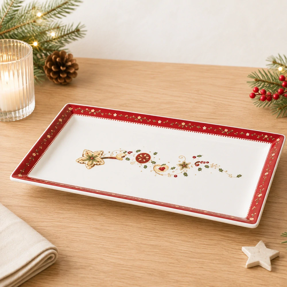 Winter Bakery Delight - obdĺžnikový podnos 39 x 17 cm od Villeroy & Boch