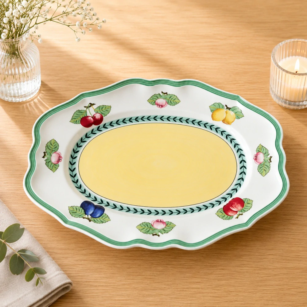 French Garden Fleurence - oválny tanier 37 cm od Villeroy & Boch