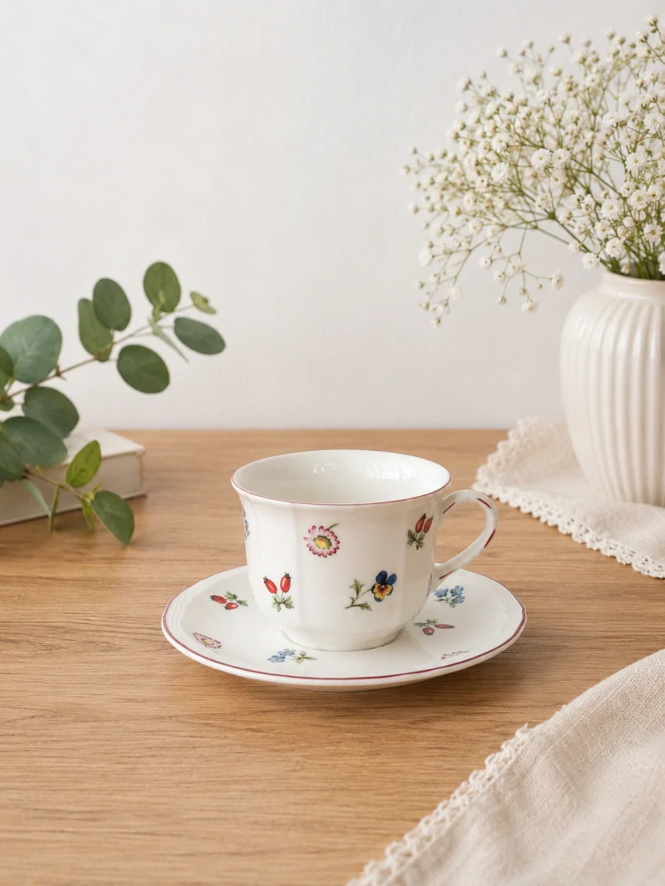 Raňajková šálka 0,35 l s podšálkou Petite Fleur od Villeroy Boch