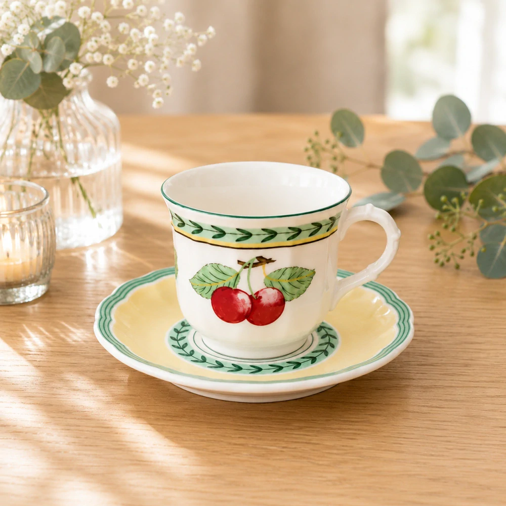 French Garden Fleurence - kávová šálka 0,20 l s podšálkou od Villeroy & Boch