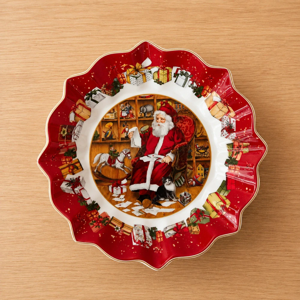 Toy's Fantasy - veľká miska Santa číta listy 25 cm od Villeroy & Boch