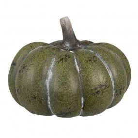 Clayre  Eef - dekorácia tekvica Ø 14x10 cm zelená keramická