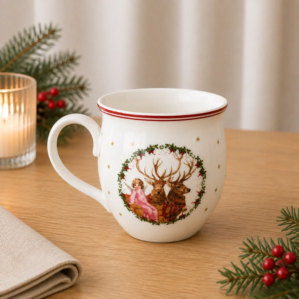 Toy's Delight - hrnček Santa s anjelom 390 ml od Villeroy & Boch