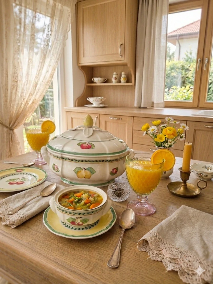 French Garden Fleurence - polievková šálka 0,35 l  od Villeroy & Boch