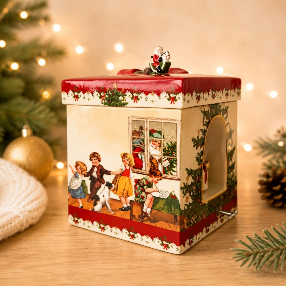 Hracia skrinka hranatý darček Christmas Toys od Villeroy&Boch