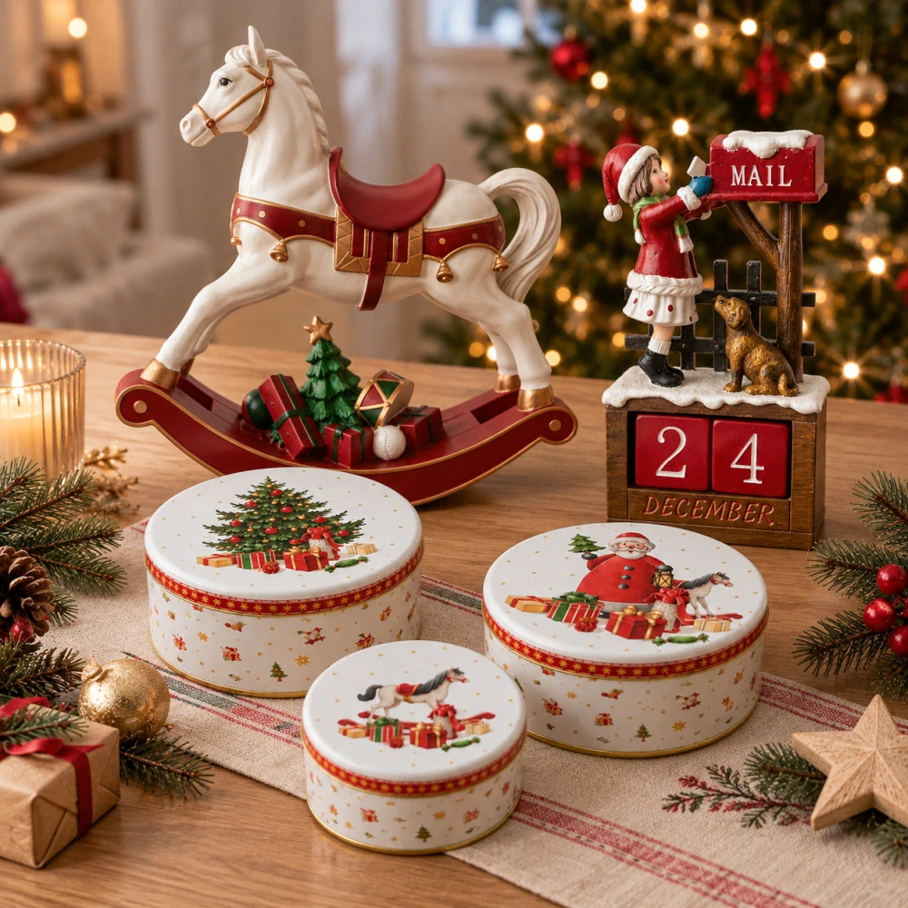 Winter Collag - sada 3 plechoviek na sušienky od Villeroy & Boch