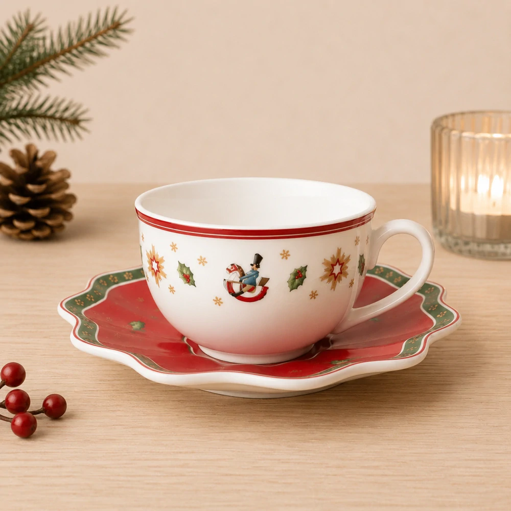Toy's Delight - červená podšálka 17 cm od Villeroy & Boch