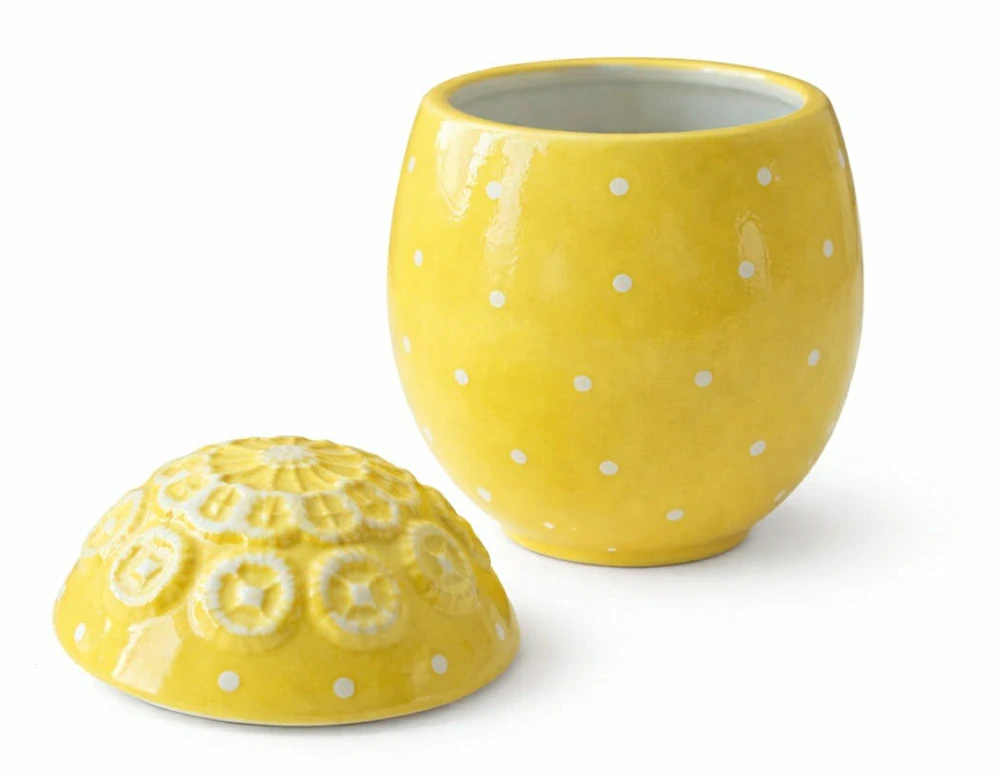 Jarná dekoračná krabička na vajíčka, žltá, 12 cm od Villeroy&Boch