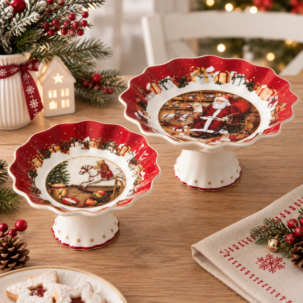 Toy's Fantasy - miska na nohe 25 cm, Santa so stromčekom od Villeroy & Boch
