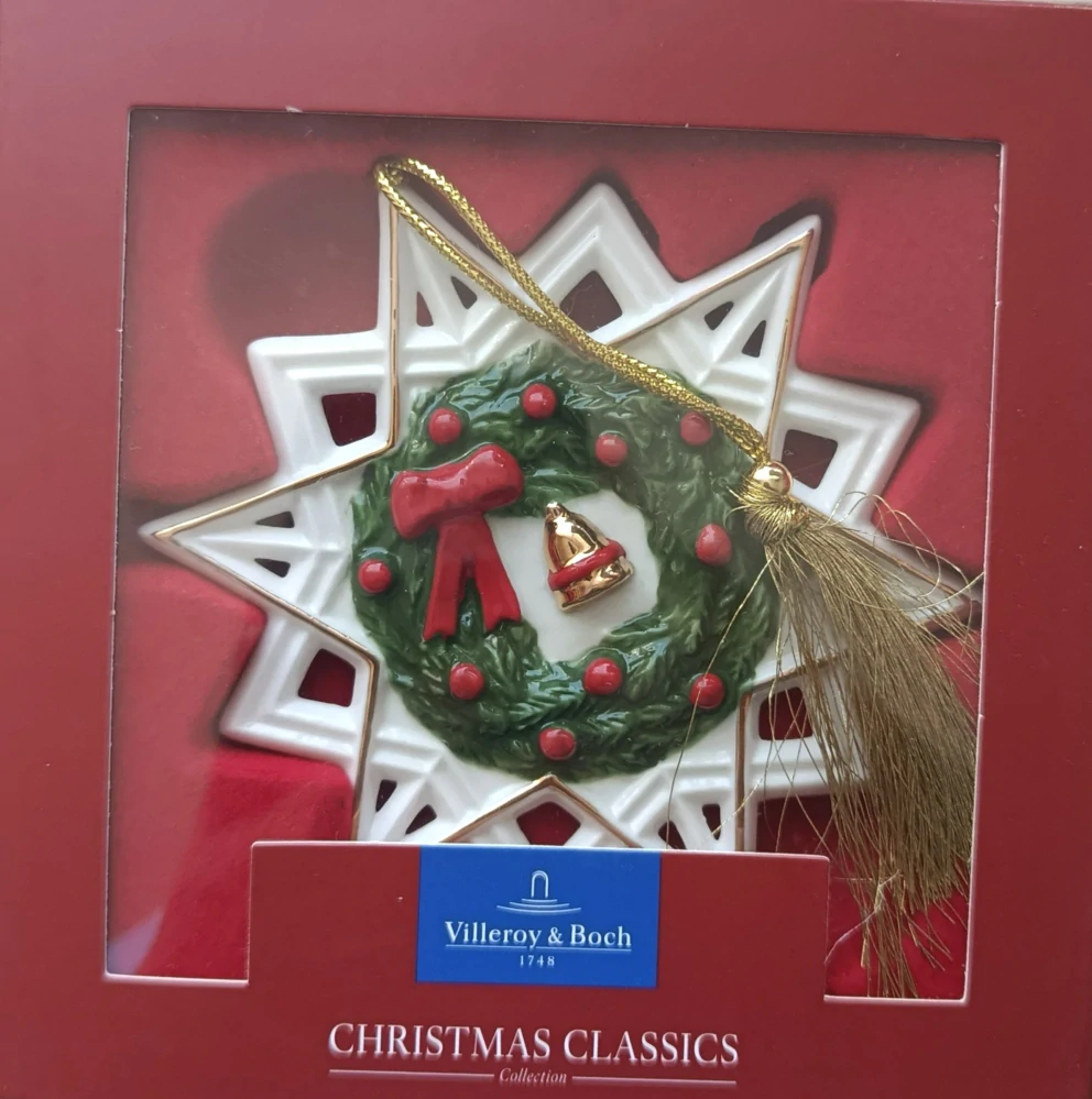 Vianočná ozdoba Hviezda 10 cm 2024  Christmas Classics od Villeroy& Boch