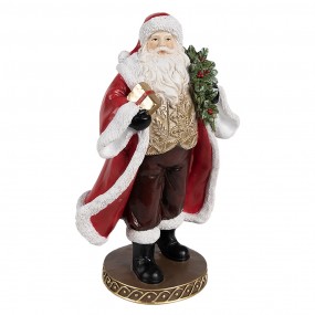 Vianočná dekorácia figúrka Santa Claus 23 cm  polyresin