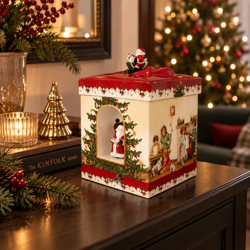 Christmas Toys - Hracia skrinka hranatý darček od Villeroy & Boch