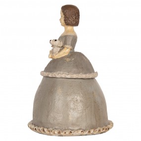 Šperkovnica pre ženy 19x16x22 cm béžová polyresin