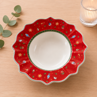 Toy's Delight - červený hlboký tanier 26 cm  od Villeroy & Boch