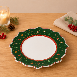 Toy's Delight - zelený plytký tanier 29 cm od Villeroy & Boch