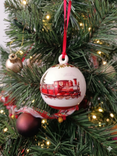 Guľa na zavesenie 6,5 cm 2025 Annual Christmas Edition