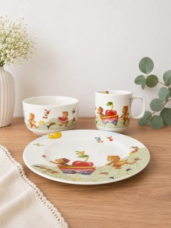 Detská jedálenská súprava, 3 ks Hladný ako medveď od Villeroy & Boch