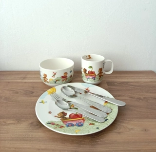 Detská jedálenská súprava 7 ks Hladný ako medveď od Villeroy&Boch