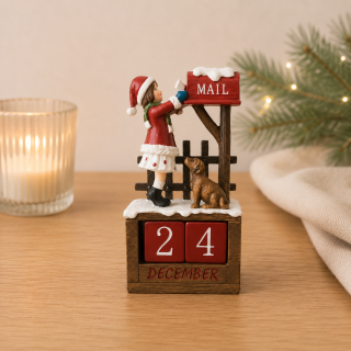 Winter Colag - adventný kalendár dievča 22,5 cm  od Villeory & Boch