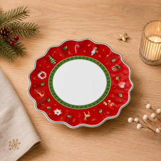  Toy's Delight  - červený tanier na chlieb 17 cm od Villeroy & Boch