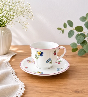 Petite Fleur - espresso šálka 0,10 l s podšálkou od Villeroy & Boch