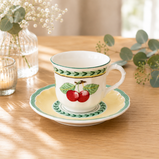 French Garden Fleurence - kávová šálka 0,20 l s podšálkou od Villeroy & Boch