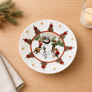 Toy's Fantasy - veľká miska stavanie snehuliaka 25 cm od Villeroy & Boch