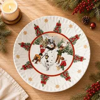 Toy's Fantasy - veľká miska stavanie snehuliaka 25 cm  od Villeroy & Boch