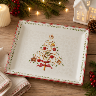 Winter Bakery Delight - obdĺžnikový podnos 27 x 22,5 cm od Villeroy & Boch