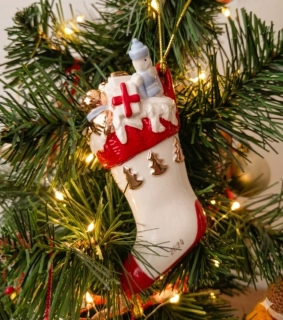 Christmas Classics - vianočná ozdoba čižma 10 cm 2024  od Villeroy & Boch